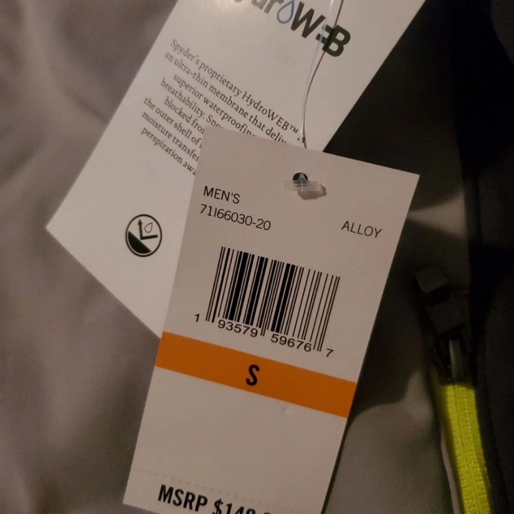 NWT Men's Spyder jacket - Picture 4 of 6